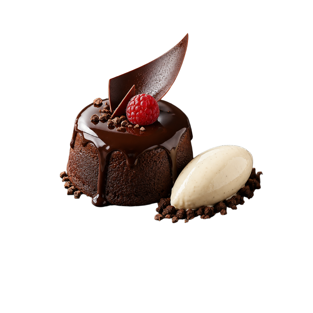 Dark chocolate fondant