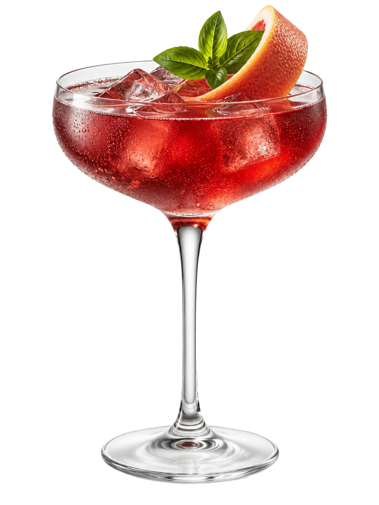 Ruby grapefruit mocktail